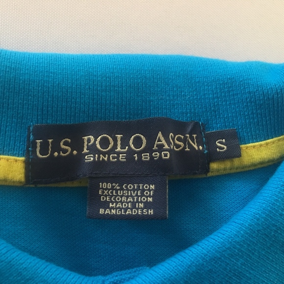 US Polo Association men's blue polo shirt - Picture 3 of 3
